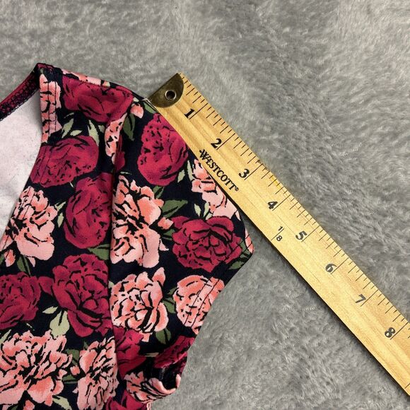 Charlotte Russe Womens Floral Rose Baby Doll Dress Sz. S Flowy Artsy Y2K Mini - Picture 9 of 13
